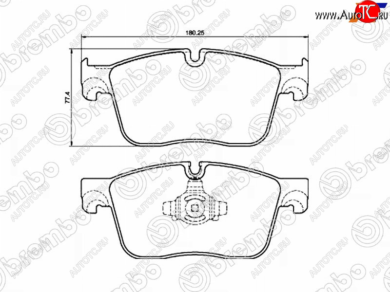 8 749 р. Колодки тормозные перед FL-FR SAT  Jaguar F-Pace  X761 (2015-2022), Land Rover Range Rover Velar  1 L560 (2017-2024)  с доставкой в г. Тамбов