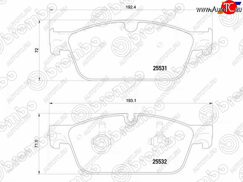 7 799 р. Колодки тормозные перед FR-FL SAT  Mercedes-Benz GL class  X166 - ML class  W166  с доставкой в г. Тамбов