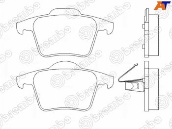 Колодки тормозные FR SAT  Volvo XC90 C 1-ый рестайлинг (2006-2009)