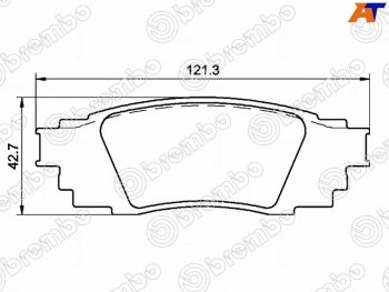 4 699 р. Копируемое: Колодки тормозные задние LH-RH SAT  Lexus RX ( 270,  200T) (2015-2019), Lexus RX350  AL20 (2015-2019), Lexus RX350L  AL20 (2017-2022), Lexus RX450  AL20 (2015-2019), Toyota C-HR  NGX10, ZGX10 (2016-2024)  с доставкой в г. Тамбов. Увеличить фотографию 1