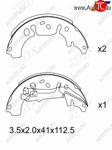 1 779 р. Колодки тормозные зад барабанные RR SAT  Opel Corsa  D (2006-2014)   дорестайлинг, хэтчбэк 5 дв., дорестайлинг, хэтчбэк 3 дв., 1-ый рестайлинг, хэтчбэк 3 дв., 1-ый рестайлинг, хэтчбэк 5 дв.,  2-ой рестайлинг, хэтчбэк 5 дв., 2-ой рестайлинг, хэтчбэк 3 дв.  с доставкой в г. Тамбов