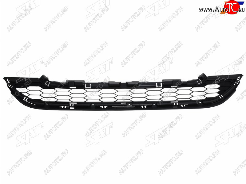 8 549 р. Центральная решетка переднего бампера SAT Honda CR-V RE1,RE2,RE3,RE4,RE5,RE7 рестайлинг (2009-2012)  с доставкой в г. Тамбов