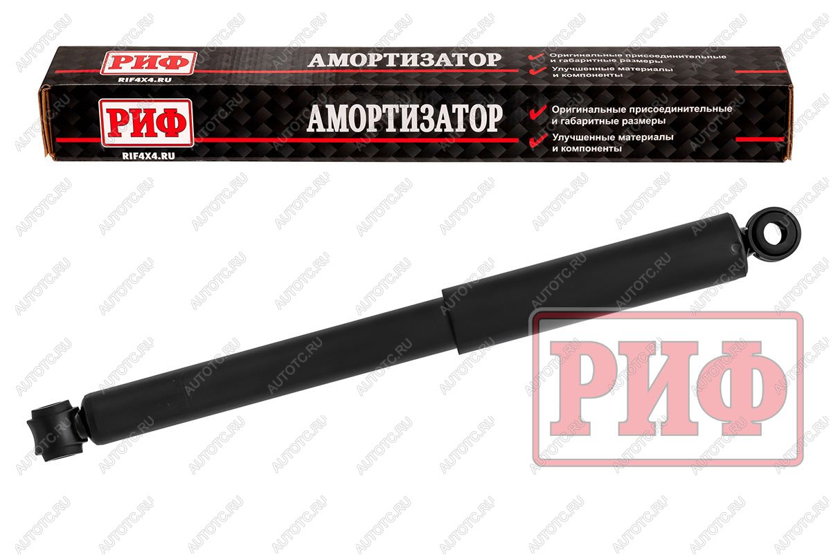4 429 р. Амортизатор РИФ задний Mitsubishi L200 2005-2015Nissan Navara D22 (NP300) штатный OEM 4162A366 РИФ sag340sl  с доставкой в г. Тамбов