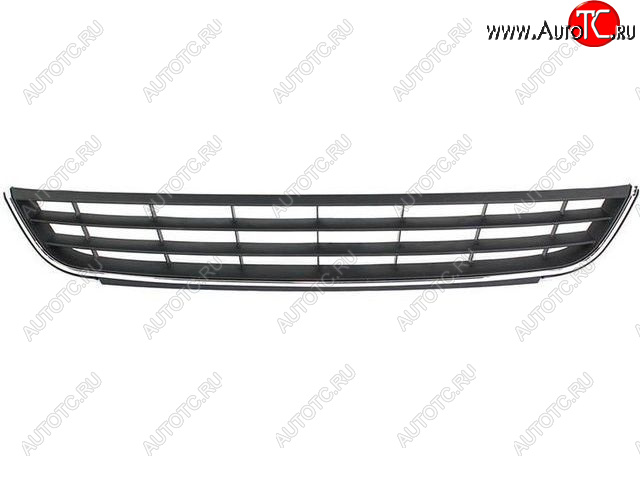 1 269 р. Центральная решетка переднего бампера BodyParts  Volkswagen Jetta  A6 (2011-2015) седан дорестайлинг (молдинг хром)  с доставкой в г. Тамбов