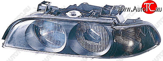 9 899 р. Фара в сборе левая DEPO BMW 5 серия E39 седан дорестайлинг (1995-2000) (линзованная)  с доставкой в г. Тамбов