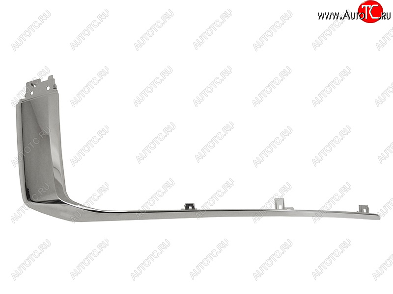 5 249 р. Правый молдинг переднего бампера (верхний) SAT  Mitsubishi L200  5 KK,KL (2018-2022) рестайлинг (хром)  с доставкой в г. Тамбов