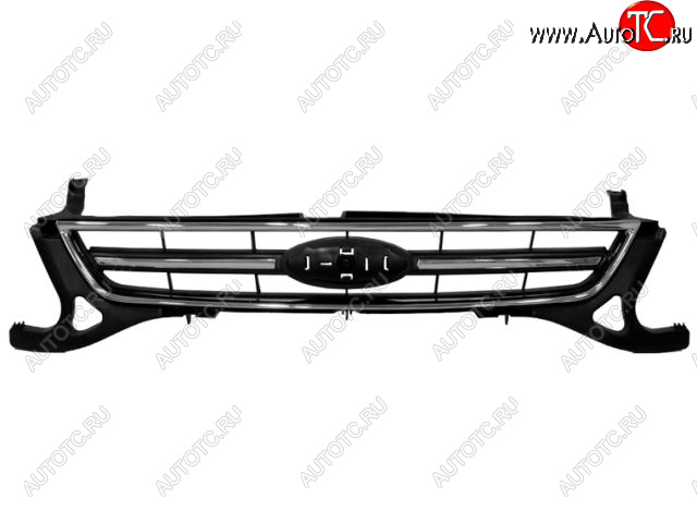 0 р. Решетка радиатора (пр-во Китай) CHINA Ford Mondeo Mk4,BD рестайлинг, седан (2010-2014) (хром)  с доставкой в г. Тамбов