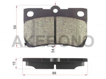 Колодки тормозные зад LH-RH SAT Lexus GS300 S190 рестайлинг (2007-2012)