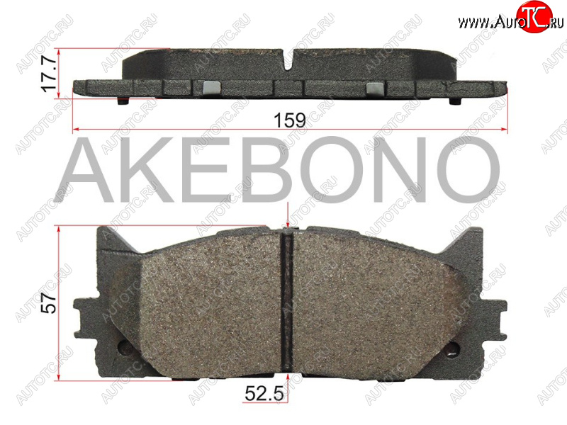 3 399 р. Колодки тормозные передние FL-FR SAT  Toyota Camry ( XV40,  XV50) (2006-2014) дорестайлинг, рестайлинг, дорестайлинг  с доставкой в г. Тамбов