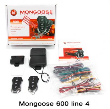 Автосигнализация Mongoose 600 line 4 Chery Amulet (Corda) A15 лифтбэк (2003-2010)