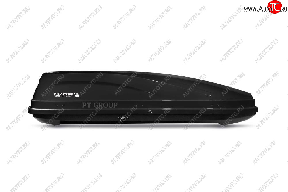 29 389 р. Автобокс PT GROUP (450л., 187х88x44, двустороннее открывание) Active M Luxe черный   (Чёрный)  с доставкой в г. Тамбов
