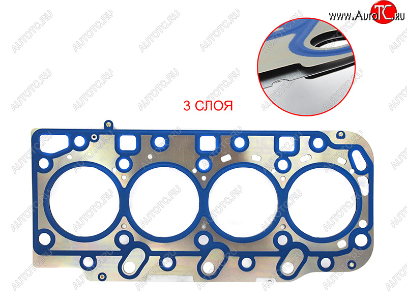 2 799 р. Прокладка ГБЦ V-2.5 D4CB (T-1.0) металл DYG Hyundai Starex/Grand Starex/H1 TQ дорестайлинг (2007-2013)  с доставкой в г. Тамбов