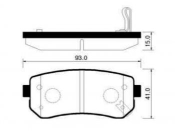 1 499 р. Колодки тормозные задние LH-RH SAT  Hyundai Creta (GS), Tucson (TL,  NX4), KIA Ceed (1 ED,  2 JD,  3 CD), Cerato (2 TD,  3 YD,  4 BD), Rio (2 JB), Sportage (2 JE,KM,  3 SL,  4 QL,  5 NQ5)  с доставкой в г. Тамбов. Увеличить фотографию 1