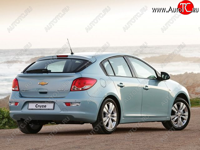 5 649 р. Задние ремонтные арки (комплект) AUTOFERRUM  Chevrolet Cruze ( HR51S,HR81S,  J305) (2001-2015) хэтчбек (Япония), хэтчбек дорестайлинг, хэтчбек рестайлинг (Оцинкованная сталь 0,8 мм.)  с доставкой в г. Тамбов