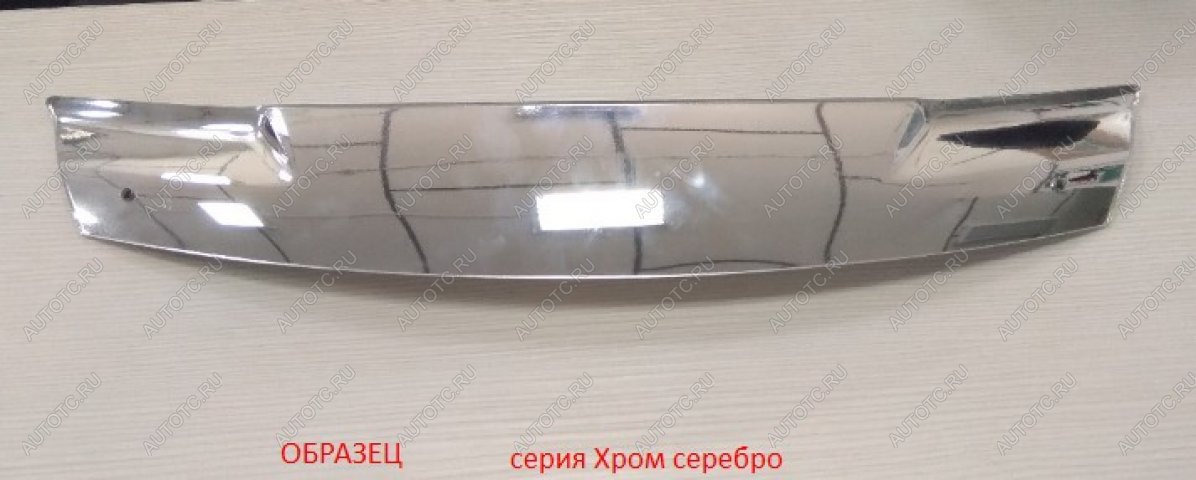 3 299 р. Дефлектор капота CA-Plastic  Toyota Roomy  M900A,M910A (2016-2020) (Серия Хром серебро)  с доставкой в г. Тамбов