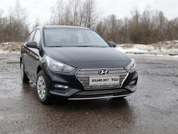 Рамка гос. номера ТСС Тюнинг Hyundai Solaris HCR седан дорестайлинг (2017-2020) ()