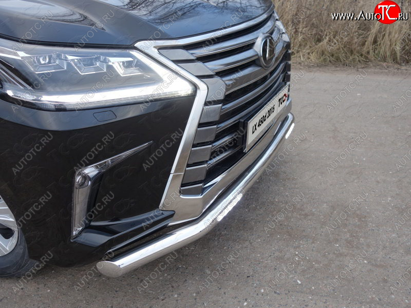 6 249 р. Рамка гос. номера ТСС Тюнинг Lexus LX450d J200 2-ой рестайлинг (2015-2022) (нержавейка)  с доставкой в г. Тамбов