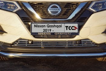 Рамка гос. номера ТСС Тюнинг Nissan Qashqai 2 J11 рестайлинг (2017-2022) ()