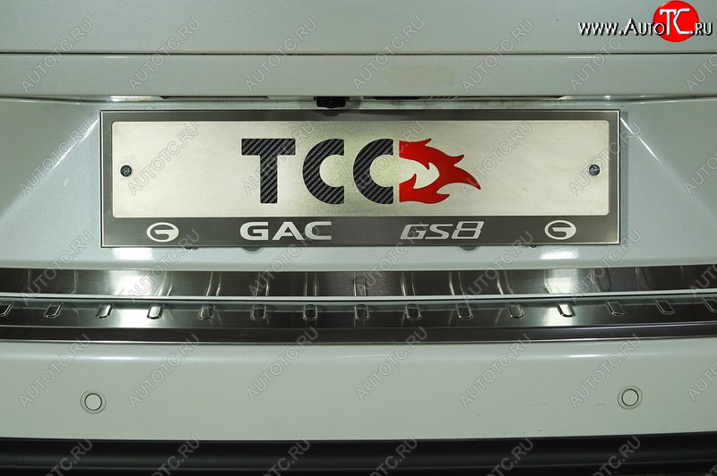 2 669 р. Рамка гос. номера ТСС Тюнинг  GAC GS8 (2016-2023) (нержавейка)  с доставкой в г. Тамбов