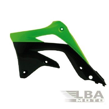 Обтекатели радиатора R-Tech Kawasaki KX450F 12-15 (R-CVKXFVENR12) зеленыечерные  r-cvkxfvenr12