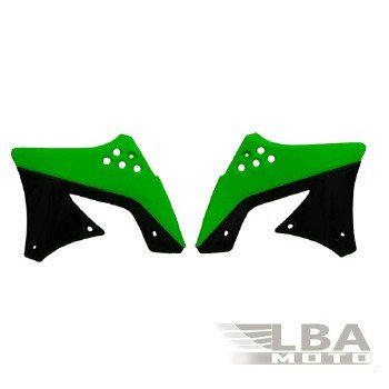 Обтекатели радиатора R-Tech Kawasaki KX250F 09-12 (R-CVKXFVENR29) зеленыечерные  r-cvkxfvenr29