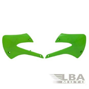 Обтекатели радиатора R-Tech Kawasaki KX85 98-13, KX100 04-13 (R-CVKX0VE0085) зеленые  r-cvkx0ve0085