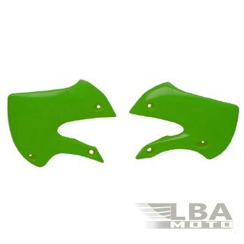 Обтекатели радиатора R-Tech Kawasaki KX65 01-17, KLX110 02-09 (R-CVKX0VE0065) зеленые  r-cvkx0ve0065