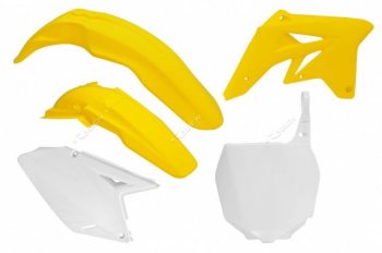 Комплект пластика R-Tech Suzuki RMZ250 07-09 (R-KITRMZ-OEM-507) желтыйбелый  r-kitrmz-oem-507