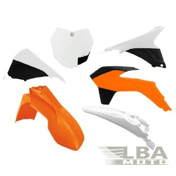 Комплект пластика R-Tech KTM SXSXF 125-450 13-15 (R-KITKTM-OEM-594) оранжбелыйчерный  r-kitktm-oem-594