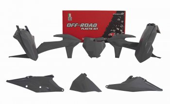 Комплект пластика R-Tech KTM SXSX-FXCXC-F 2019 (R-KITKTM-GR0-599) Quantum Grey серый  r-kitktm-gr0-599