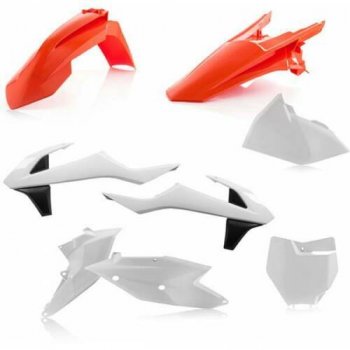 Комплект пластика R-Tech KTM SXSX-F 16-18, XCXC-F 17-18 (R-KITKTM-OEM-526) Бело-Черно-Оранжевый  r-kitktm-oem-526