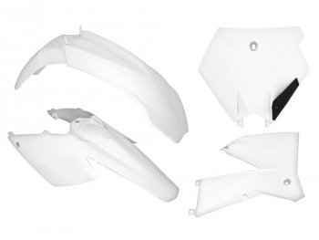 Комплект пластика R-Tech KTM SXSXF 125-525 05-06,XCXCF 125-525 05-06(R-KITKTM-BN0-504) Белый  r-kitktm-bn0-504