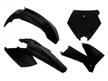 Комплект пластика R-Tech KTM SXSXF 125-525 05-06,XCXCF 125-525 05-07 (R-KITKTM-NR0-504) Черный  r-kitktm-nr0-504