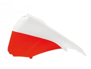 Крышка воздуш фильта лев R-Tech KTM SX 13-16SXF 13-15EXCF 14-16 (R-FIKTMBNANSX13) Бело-Оранж Неон  r-fiktmbnansx13