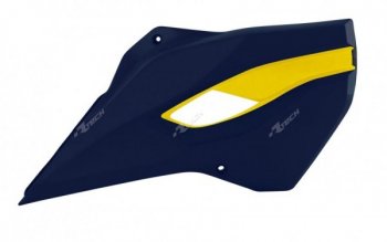 Обтекатели радиатора R-Tech Husqvarna TCFC 14-15, TEFE 14-16 (R-CVHSQBLHGQ14) синиежелтые  r-cvhsqblhgq14