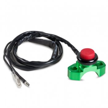 Выключатель двигателя SM-PARTS на рычаг сцепл.тормоза CNC зеленый  010263-290-4123