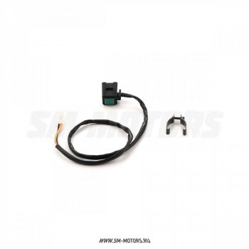 Кнопка стартера с креплением на руль квадратная SM-PARTS  020340-290-6105