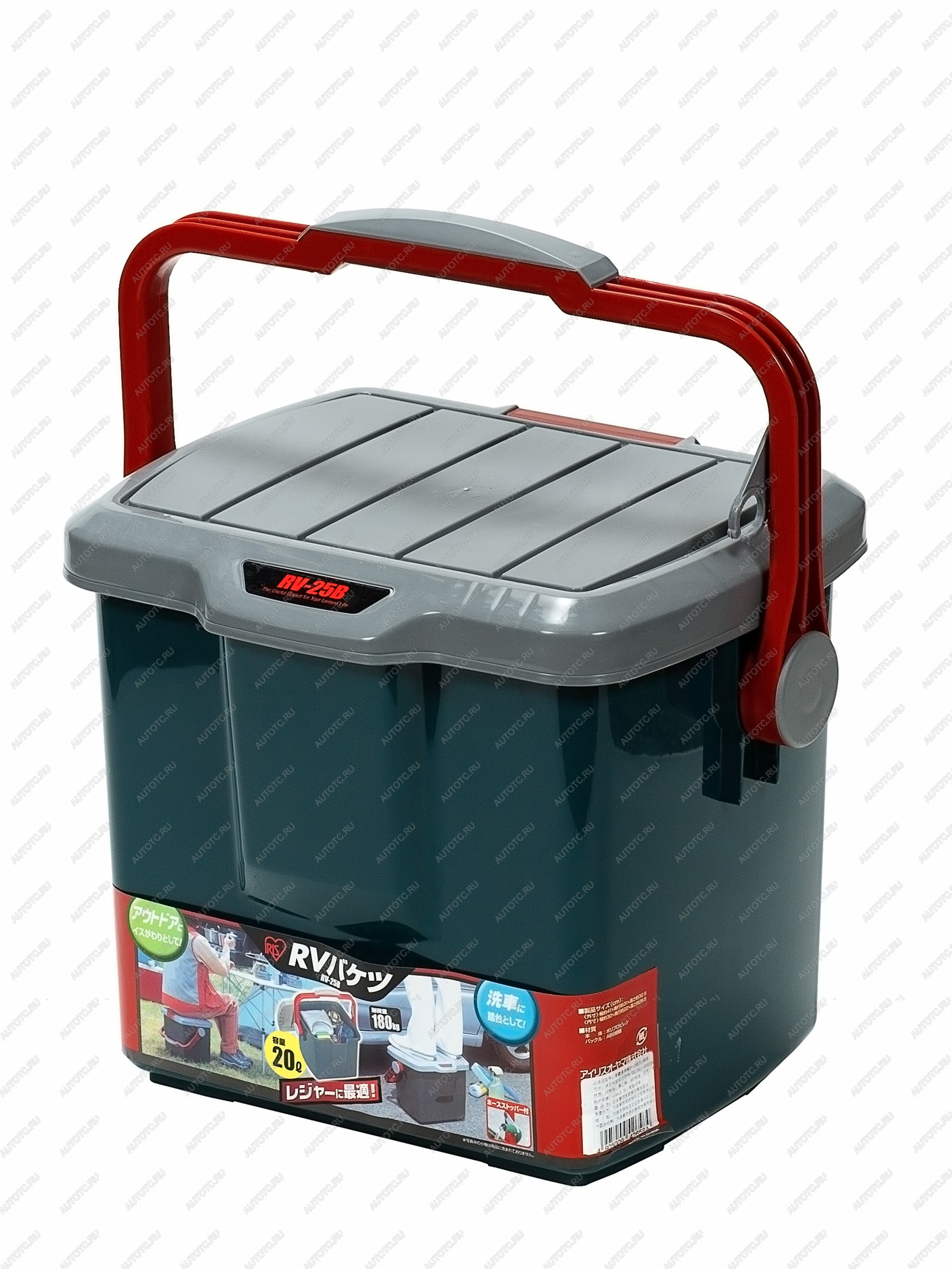 2 299 р. Ящик экспедиционный IRIS RV BOX Bucket 25B, 20 л 41x31x32 см (уценка)  bucket 25b_u  с доставкой в г. Тамбов