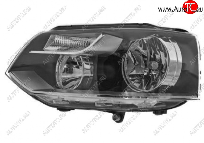 14 399 р. Левая фара (c электрокорректором) DEPO  Volkswagen Transporter  T5 (2009-2015) рестайлинг  с доставкой в г. Тамбов