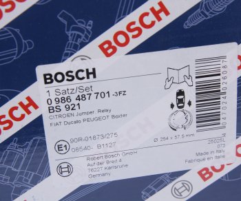 4 299 р. Колодки тормозные задние барабанные 4шт. BOSCH Fiat Ducato 250 (2006-2014)  с доставкой в г. Тамбов. Увеличить фотографию 4