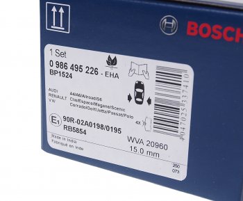 1 279 р. Колодки тормозные задние (4шт.) BOSCH Audi A4 B5 8D2 седан 1-ый рестайлинг (1996-1998)  с доставкой в г. Тамбов. Увеличить фотографию 3