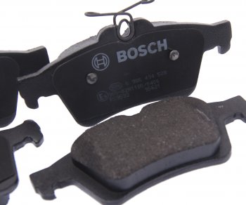 2 679 р. Колодки тормозные задние (4шт.) BOSCH Ford Focus 2 хэтчбэк 3 дв. рестайлинг (2007-2011)  с доставкой в г. Тамбов. Увеличить фотографию 2