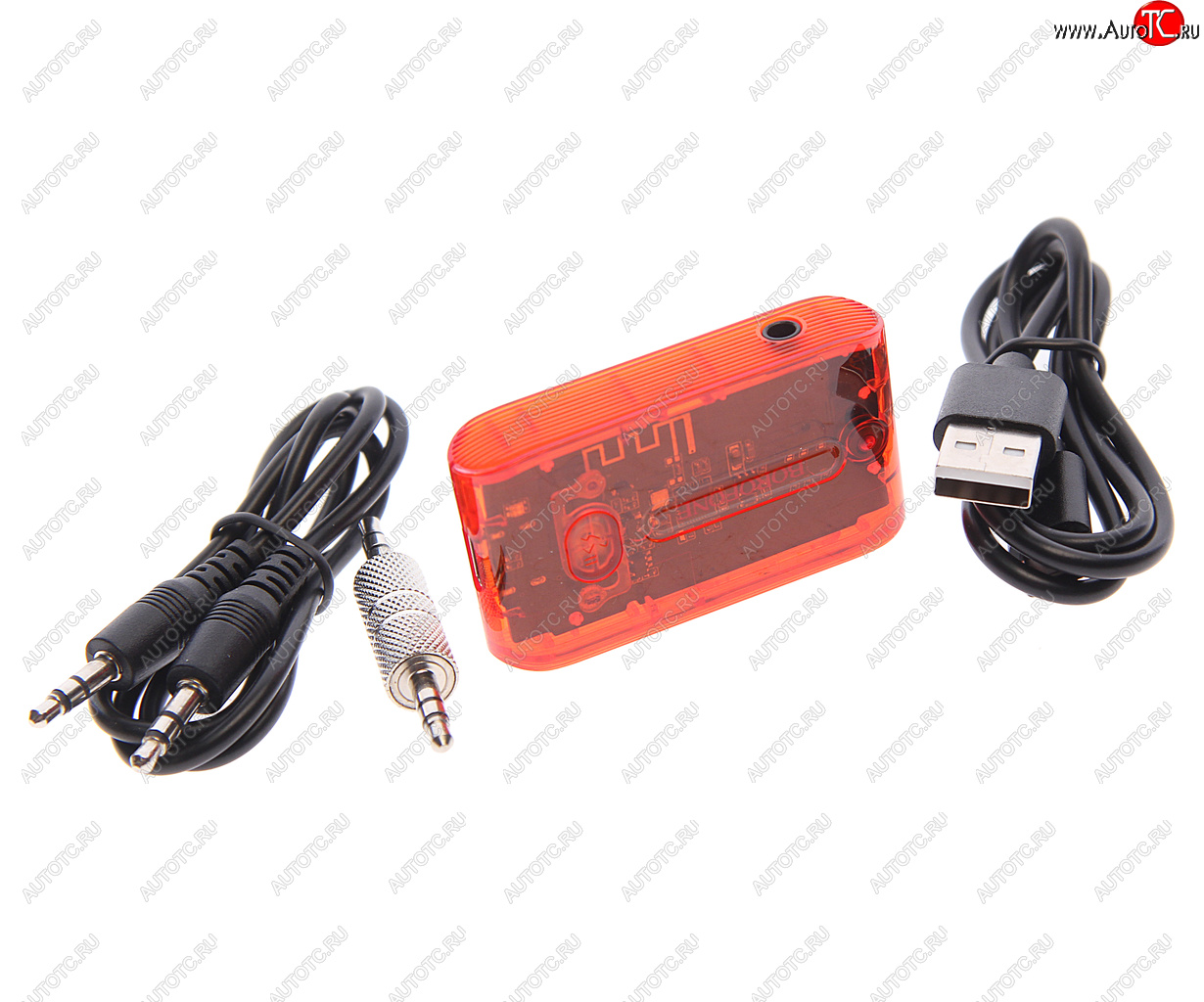 1 059 р. Адаптер Bluetooth автомобильный BOROFONE BOROFONE bc46 vitality orange  с доставкой в г. Тамбов
