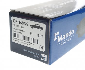 1 149 р. Колодки тормозные передние R16 ceramic (4шт.) MANDO KIA Ceed 2 JD дорестайлинг универсал (2012-2016)  с доставкой в г. Тамбов. Увеличить фотографию 3