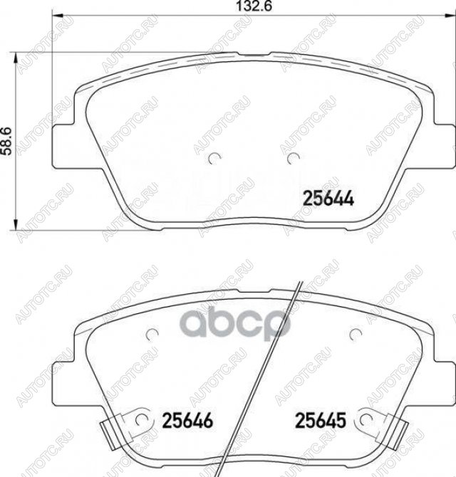 1 289 р. Колодки тормозные передние (4шт.) HANKOOK FRIXA KIA Optima JF седан рестайлинг (2018-2020)  с доставкой в г. Тамбов