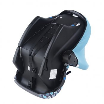 4 499 р. Автокресло детское 0-13кг (0+) 0-1.5лет лазурные слоны Luna SG321 KIDS PLANET SIGER kres2559  с доставкой в г. Тамбов. Увеличить фотографию 3