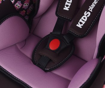 4 499 р. Автокресло детское 0-13кг (0+) 0-1.5лет розовые совы Luna SG321 KIDS PLANET SIGER kres2560  с доставкой в г. Тамбов. Увеличить фотографию 4