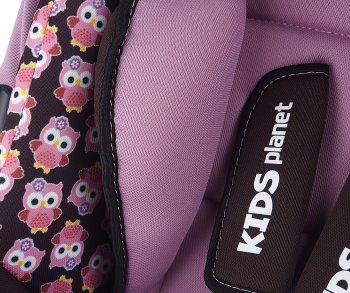 4 499 р. Автокресло детское 0-13кг (0+) 0-1.5лет розовые совы Luna SG321 KIDS PLANET SIGER kres2560  с доставкой в г. Тамбов. Увеличить фотографию 5
