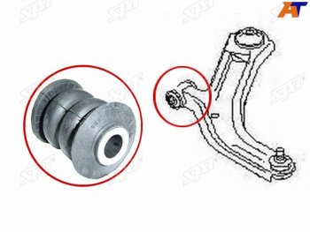 249 р. Сайлентблок переднего рычага FR SAT Nissan Micra K12 5 дв. 2-ой рестайлинг (2007-2010)  с доставкой в г. Тамбов. Увеличить фотографию 1