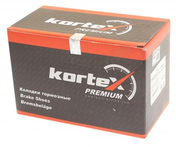 1 749 р. Колодки тормозные задние барабанные (4шт.) KORTEX Nissan Almera Classic седан B10 (2006-2013)  с доставкой в г. Тамбов. Увеличить фотографию 2